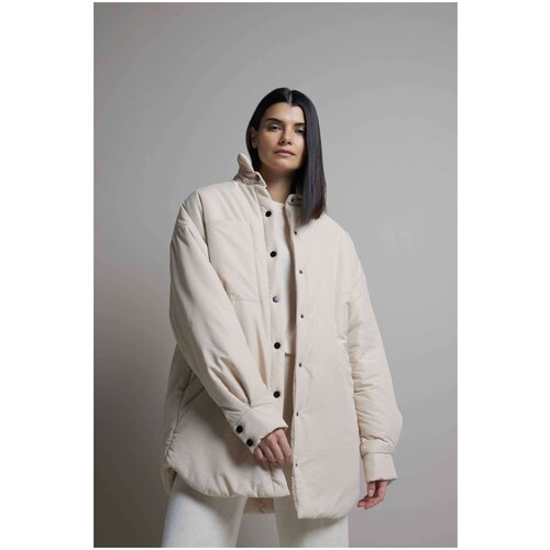 Купить Куртка Alexandra Talalay, размер M-L, бежевый
Объемная утепленная куртка, на под...