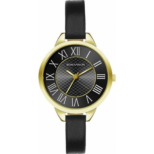 Купить Наручные часы ROMANSON RL 0B05L LG(BK), черный
Женские кварцевые часы в золотист...