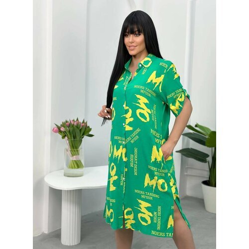 Купить Платье Diffberd, размер 52, зеленый
Платье женское, новая коллекция весна-лето 2...