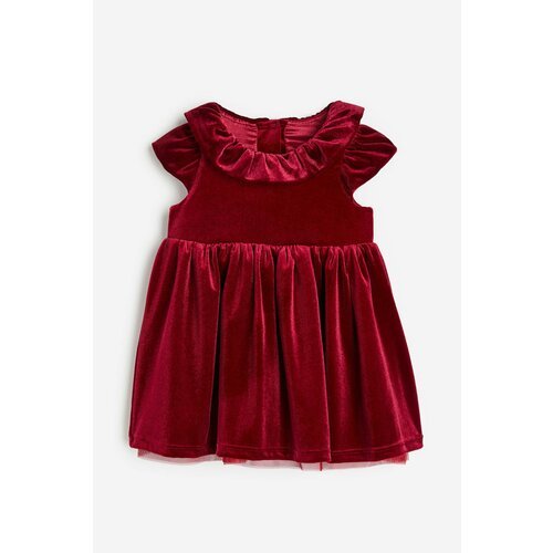 Купить Платье H&M, размер 92, красный
Бархатное платье H&M с воротником: стиль и комфор...