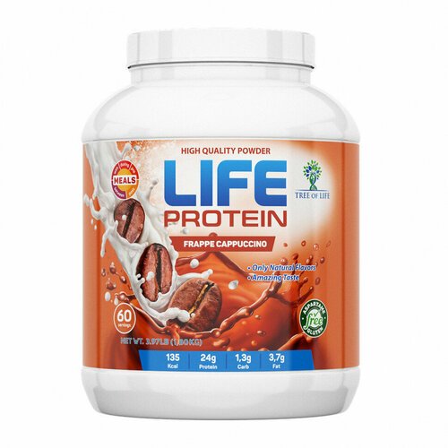 Купить LIFE Protein 1800 gr, 60 порции(й), фраппе каппучино
Life Protein<br><br>Life Pr...
