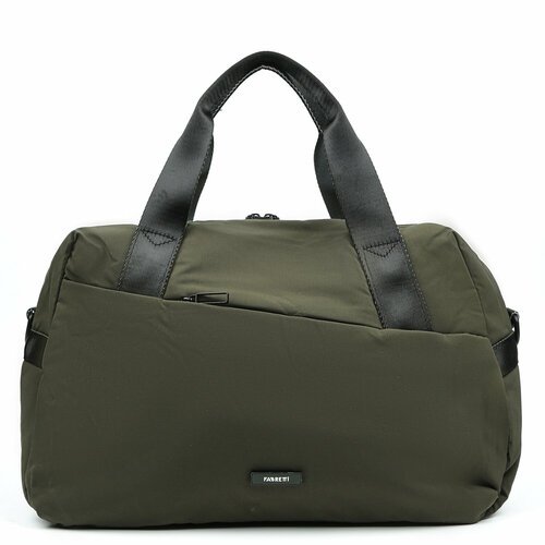 Купить Сумка FABRETTI Y8006-11, фактура гладкая, зеленый
Вместительная текстильная сумк...
