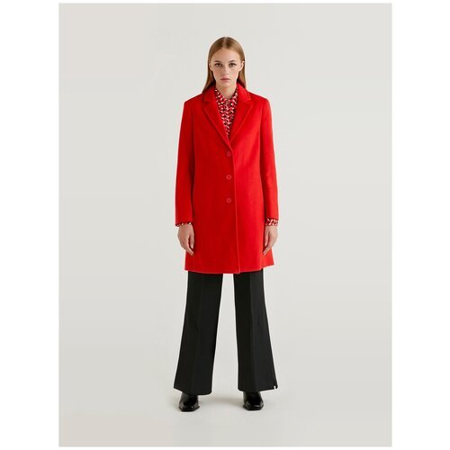 Купить Пальто UNITED COLORS OF BENETTON, размер 48, красный
Пальто классического кроя н...