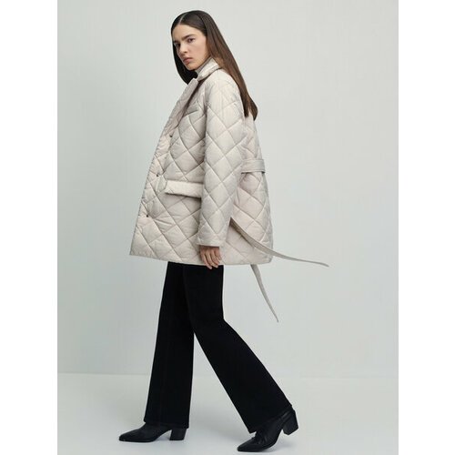 Купить Куртка Zarina, размер XL (RU 50)/170, бежевый
Стеганая куртка оверсайз - идеальн...