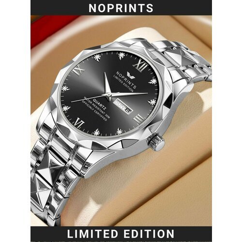 Купить Наручные часы NOPRINTS, серебряный, черный
NOPRINTS NPV14 – это стильные наручны...