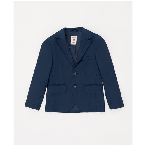 Купить Пиджак Button Blue, размер 134, синий
Базовый двубортный пиджак - основа гардеро...