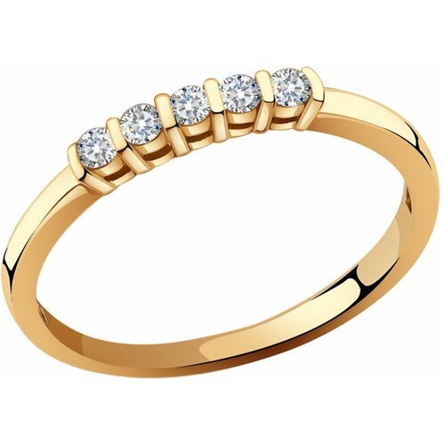 Купить Кольцо Diamant online, красное золото, 585 проба, фианит, размер 16
<p>В нашем и...
