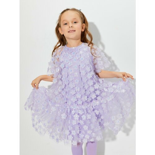 Купить Платье Acoola, размер 116, фиолетовый
Праздничное платье для девочки выполнено и...