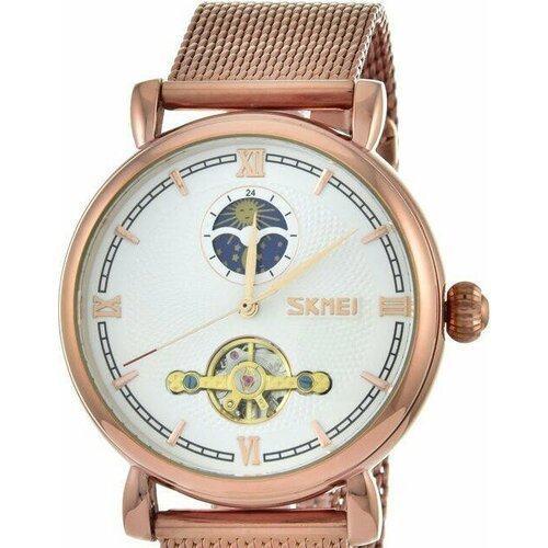 Купить Наручные часы SKMEI, золотой
Часы Skmei 9220RGWT rose gold-white бренда Skmei...