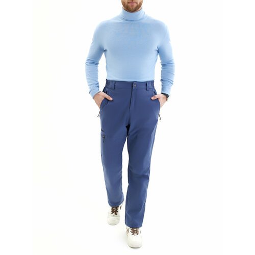 Купить Брюки , размер 3XL, синий
Мужские спортивные брюки с утеплителем флис - это стил...