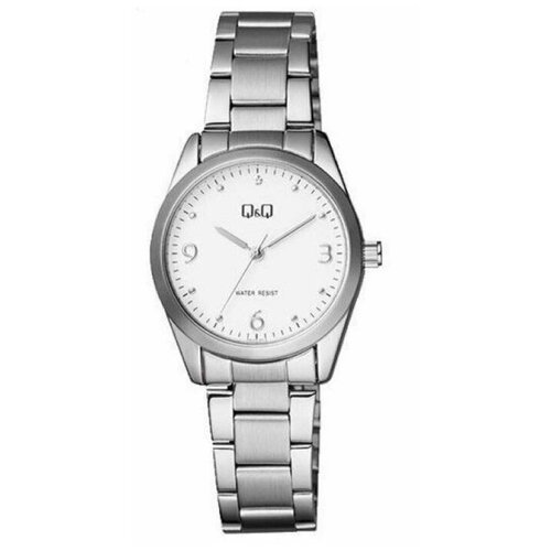 Купить Наручные часы Q&Q, белый
Женские кварцевые часы в круглом корпусе на стальном бр...
