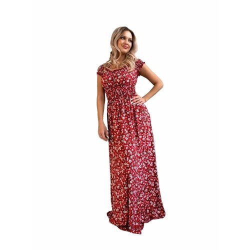 Купить Сарафан размер 58, красный
Платье женское на талии широкая резинка длина до щико...