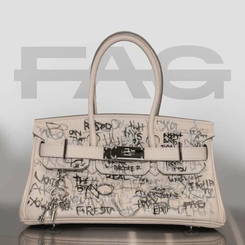 Купить Сумка , бежевый
Кастомные сумки FAG ( FAKE ART GALERIE ) NOT BIRKIN, стилизованн...