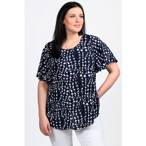 Купить Блуза SVESTA, размер 56, синий
Стильная летняя женская блузка с коротким втачным...