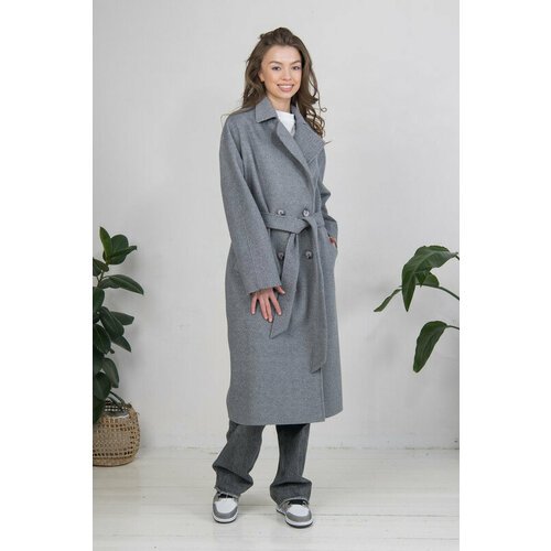 Купить Пальто Modetta Style, размер 50, серый
Классическое пальто oversize серого цвета...