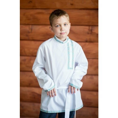 Купить Косоворотка Емеля, русская народная рубаха, белая 56-58
Косоворотка - самый расп...