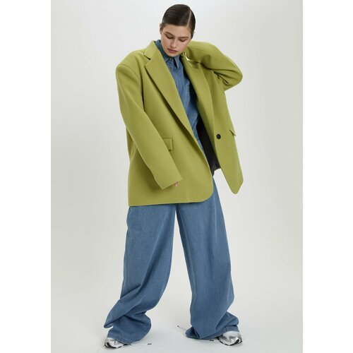 Купить Пальто Katerina Myachina, размер L, желтый, зеленый
Пальто-пиджак - это тренд 20...