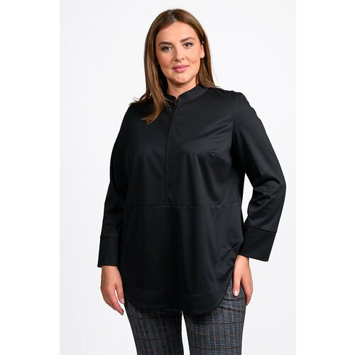 Купить Блуза SVESTA, размер 52, черный
Стильная женская туника выполнена из блузочной т...