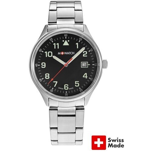 Купить Наручные часы, серебряный, черный
Мужские наручные часы M-Watch by Mondaine WBL....