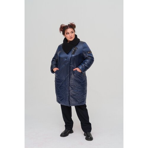 Купить куртка Nonagrande, размер 58, синий
Стильное полупальто имеет актуальный грушеви...