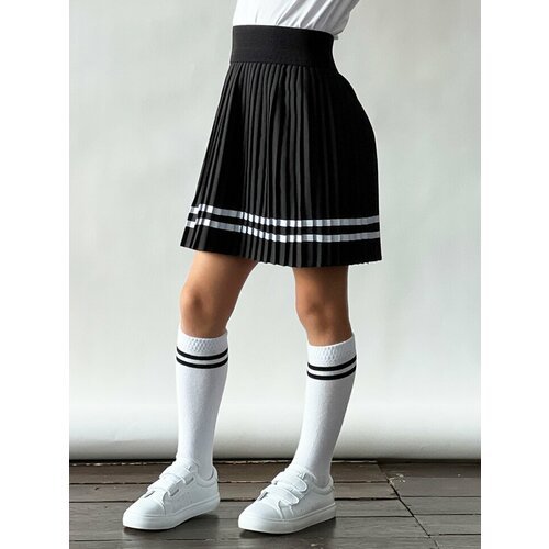 Купить Школьная юбка Бушон, размер 122-128, черный
Юбка для девочек школьная бушон, мод...