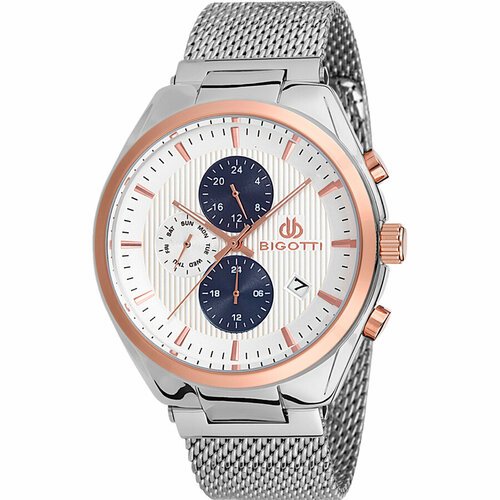 Купить Наручные часы Bigotti Milano Milano, серебряный, белый
<p>Часы Bigotti Milano BG...