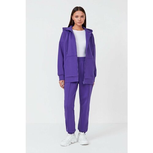 Купить Костюм Baon , размер 44 , фиолетовый
Спортивный костюм, состоящий из худи и джог...