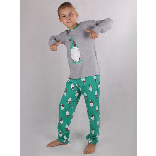 Купить Пижама ZERO, размер 6, серый, зеленый
Представляем вашему вниманию пижаму для де...