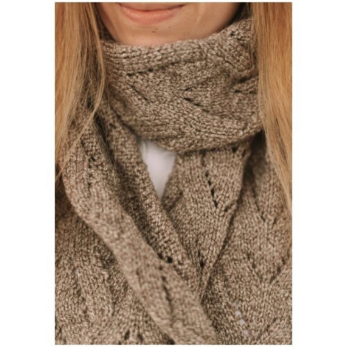 Купить Шарф ,152, one size, коричневый, бежевый
Женский шарф ручной работы - теплый и у...