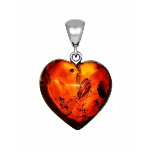 Купить Подвеска, янтарь, мультиколор
Кулон «Сердце» из натурального янтаря с искрящейся...