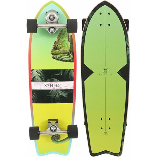 Купить Серфскейт TERROR Chameleon (81.3х25 см) / Лонгборд-круизер, скейтборд, серф скей...