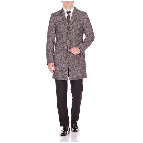 Купить Пальто Berkytt, размер 48/170, серый
Пальто мужское силуэта Slim-Fit, рукав втач...