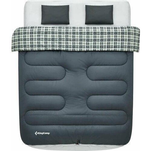 Купить Спальный мешок-одеяло King Camp 2206 Airbed Sleepingbag 250D −4°C 190×180 темно-...