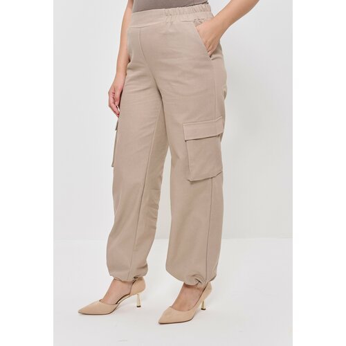 Купить Брюки CLEO, размер 44, бежевый
Широкие летние женские брюки из хлопчатобумажной...
