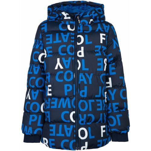 Купить Куртка playToday, размер 122, синий, белый
• Утепленная куртка из ткани с ветро-...