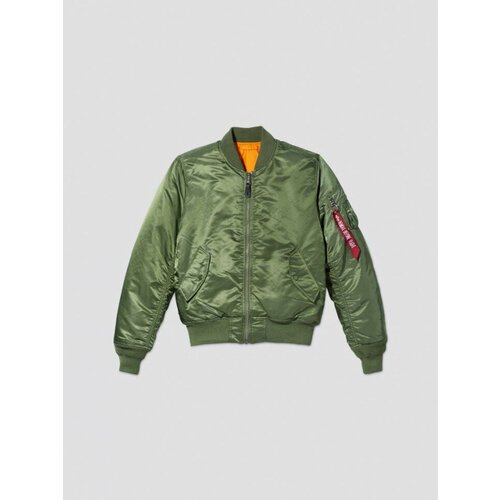 Купить Бомбер ALPHA INDUSTRIES, размер S, зеленый
Классическая нейлоновая куртка бомбер...