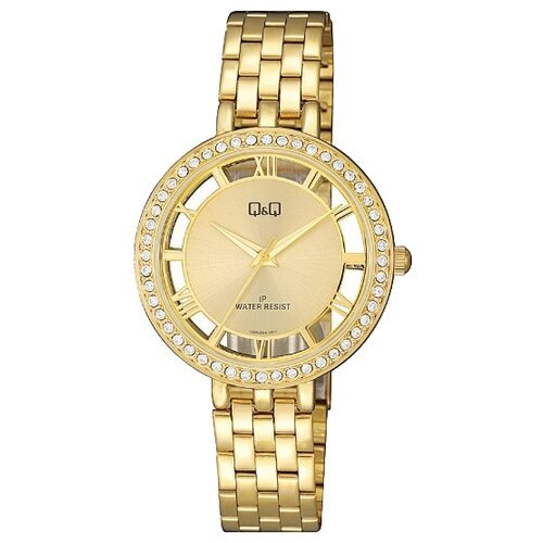 Купить Наручные часы Q&Q QZ25-006, золотой
Женские кварцевые наручные часы в золотистом...