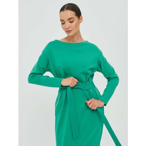 Купить Платье КАЛЯЕВ, размер 46, зеленый
Элегантное платье зауженного книзу силуэта. Мо...