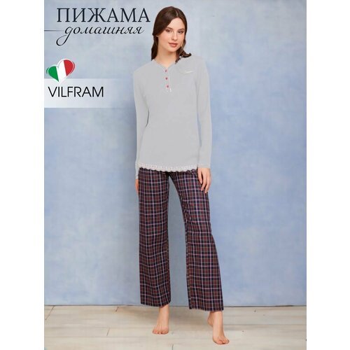 Купить Пижама Vilfram, размер 52, красный, синий
Уютная пижама бренда Vilfram сшита из...
