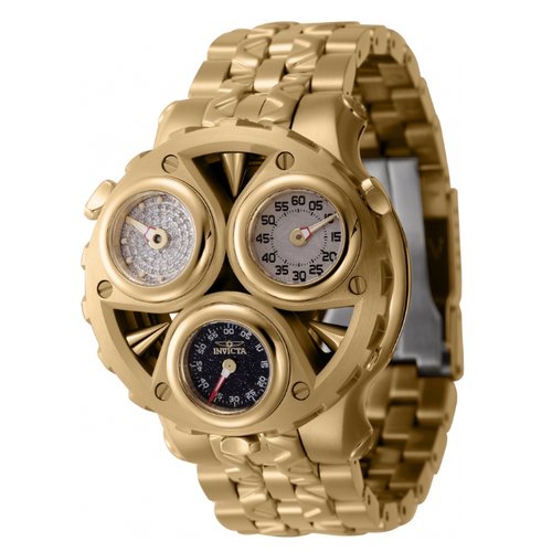 Купить Наручные часы INVICTA 45957, золотой
В часах 3 независимых механизма и циферблат...