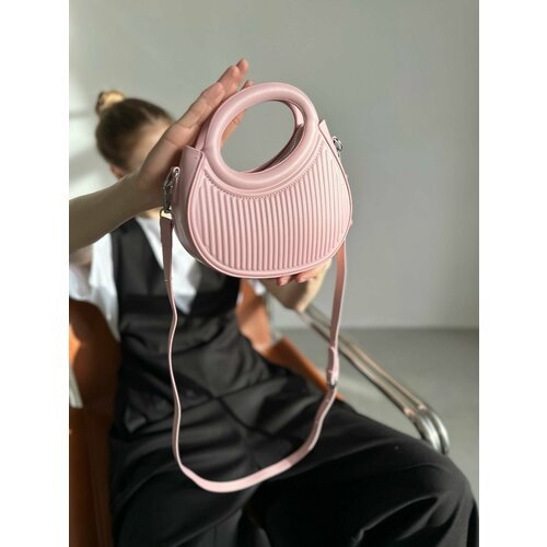 Купить Сумка , розовый
Плиссированная сумка жесткой формы с регулируемым съемным ремешк...