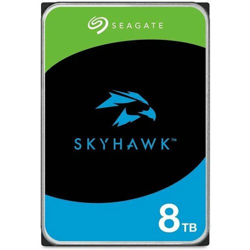 Купить HDD SATA Seagate 8Tb, SkyHawk Surveillance, 7200 rpm, 256Mb buffer, ST8000VX010,...
