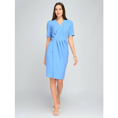 Купить Платье Viserdi, размер 48, голубой
Нарядное платье приталенного кроя выгодно под...