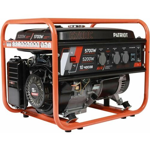 Купить Бензиновый генератор Patriot GRS 6700C, 220/12 В, 5.7кВт [476102105]
Мощность: н...