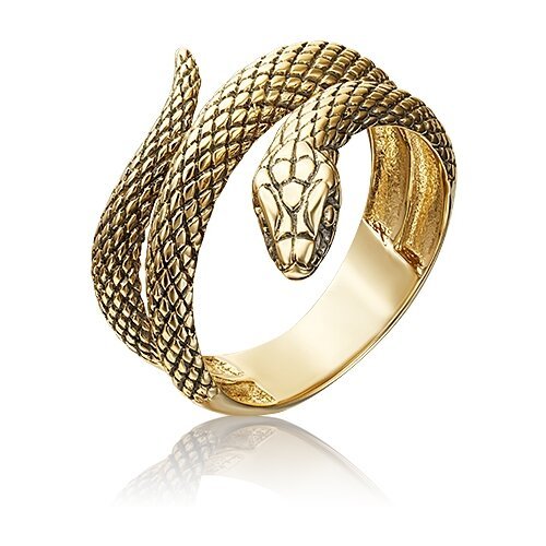Купить Кольцо PLATINA, желтое золото, 585 проба, размер 17
PLATINA jewelry Кольцо «Змея...