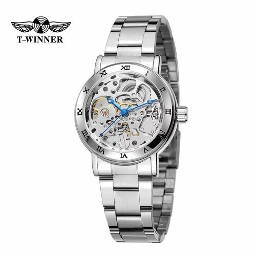 Купить Наручные часы WINNER, серебряный
Тип материала окошка циферблата<br><br>Хардлекс...