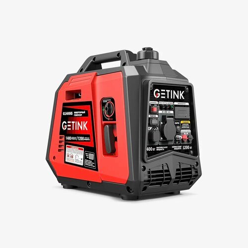 Купить Бензиновый инвенторный генератор GETINK G1400iS
<br>Пластиковый корпус с шумоизо...