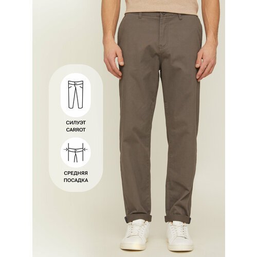 Купить Брюки чинос Zolla, размер 32, коричневый
Мужские брюки-чиносы с комфортным объём...