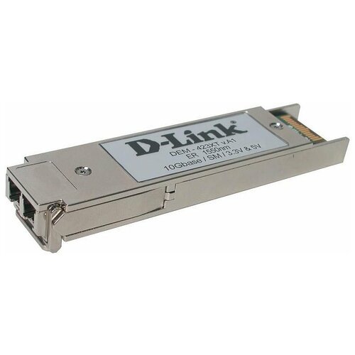 Купить Трансивер D-Link (DEM-423XT)
модуль XFP с 1 портом 10G (10GBASE-ER) для одномодо...