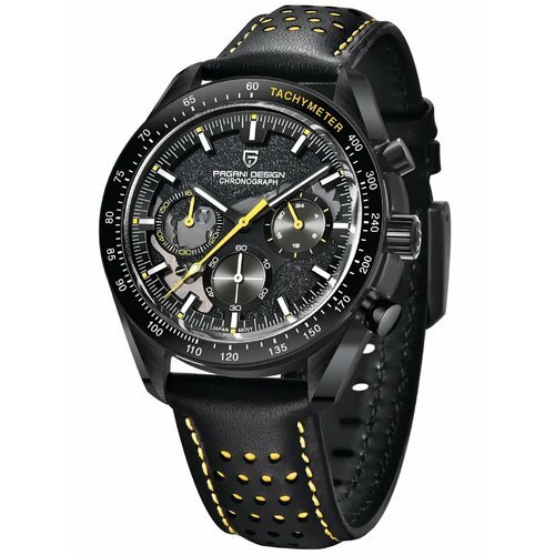 Купить Наручные часы Pagani Design, желтый, черный
<br>Дизайн наручных часов Pagani Des...